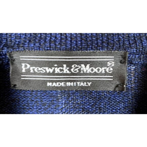 Preswick & Moore Womens Ribbed Wool Sweater Size Medium - Made in Italy - Picture 3 of 4